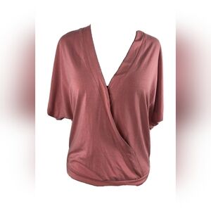 ANTHROPOLOGIE, Elegant Mauve Women's Top